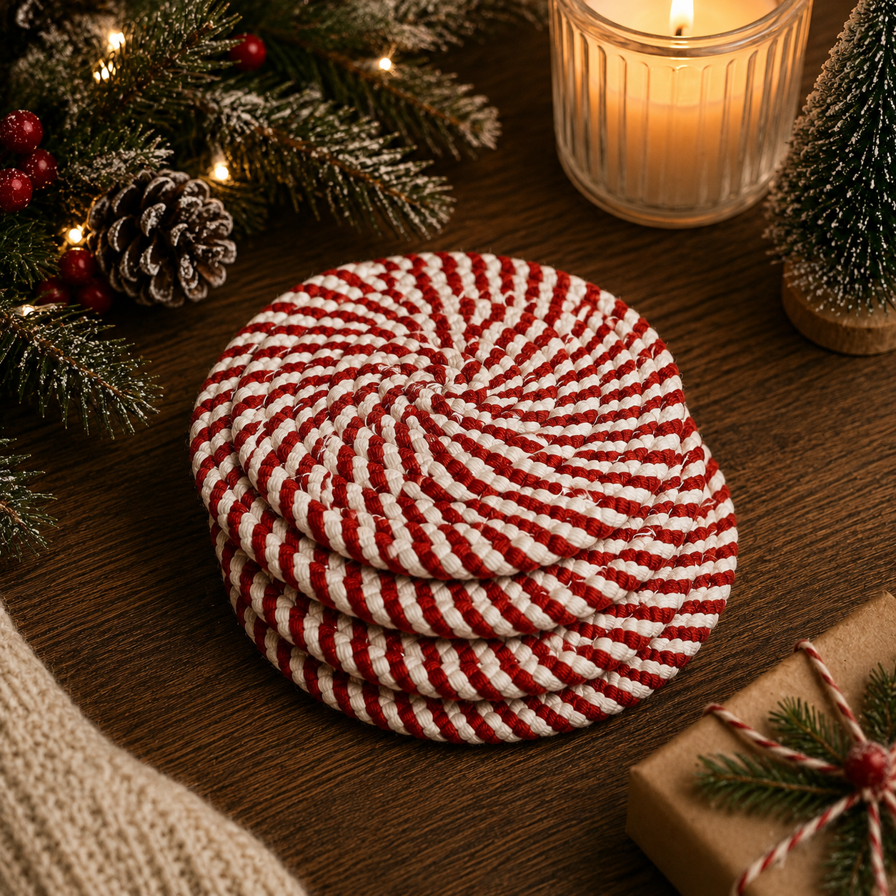 Candy Cane Coaster PRE-ORDER
