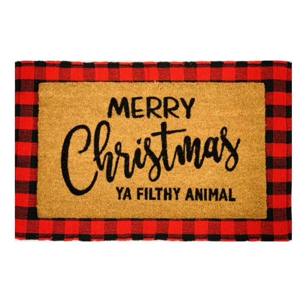Merry Christmas Ya Filthy Animal Doormat