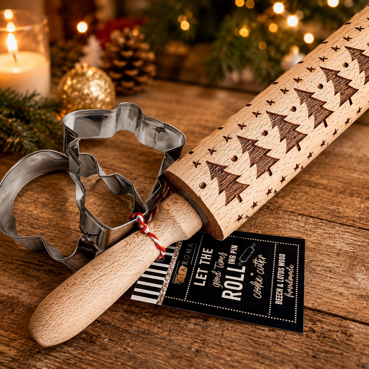 Christmas Rolling Pin Set | 10 Styles