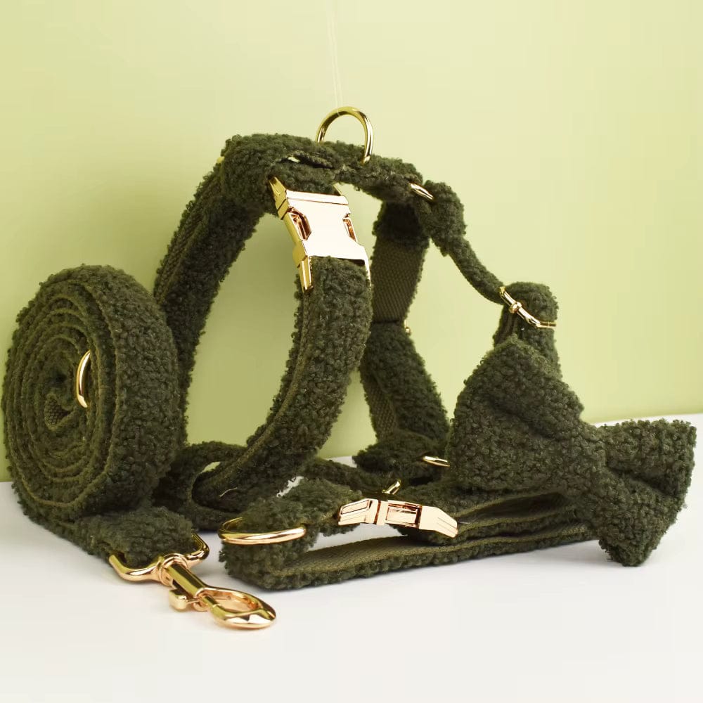 Cozy Olive Teddy Set