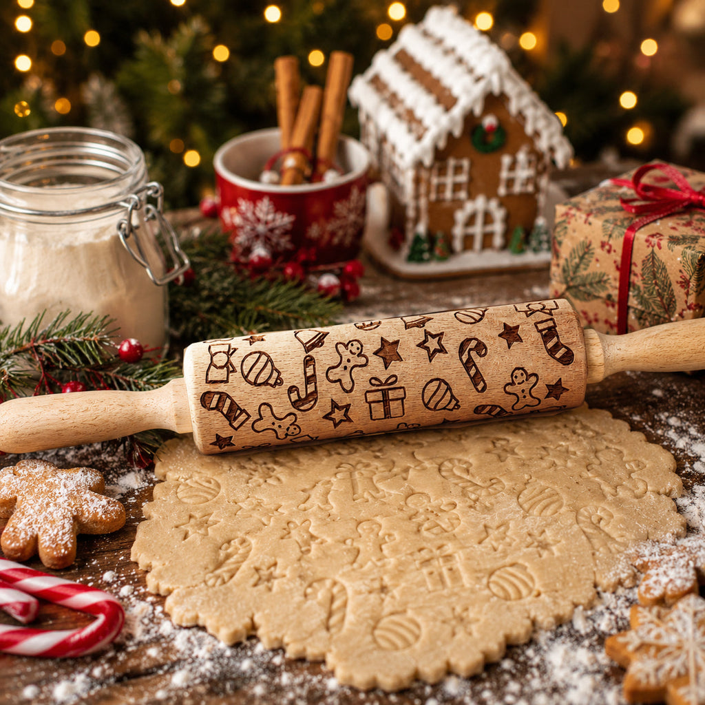 Christmas Rolling Pin Set | 10 Styles