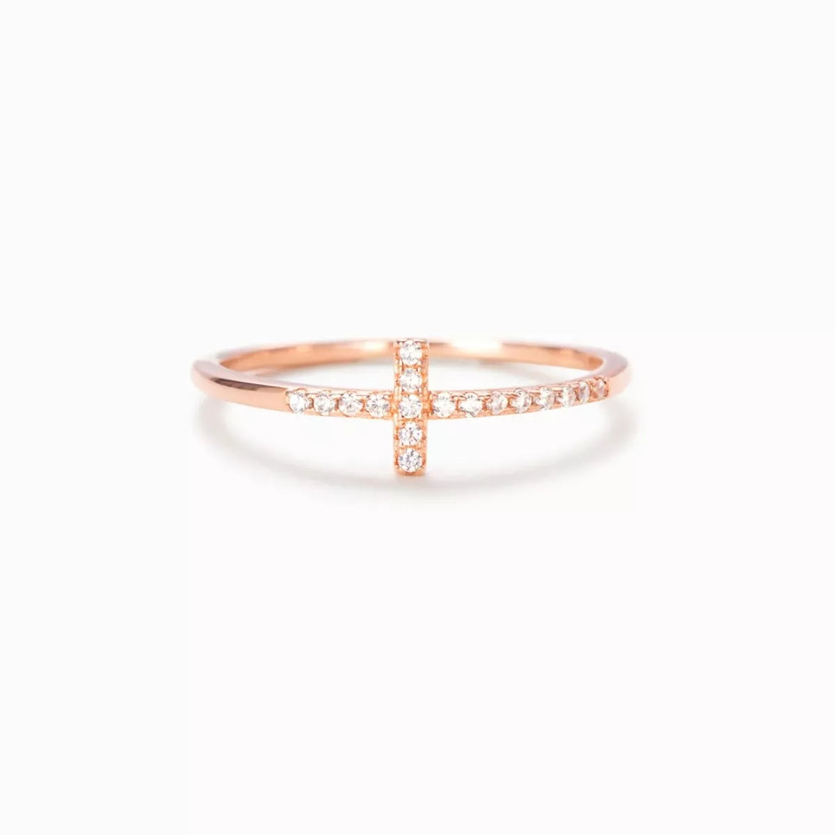 925 Sterling Silver Cross Ring