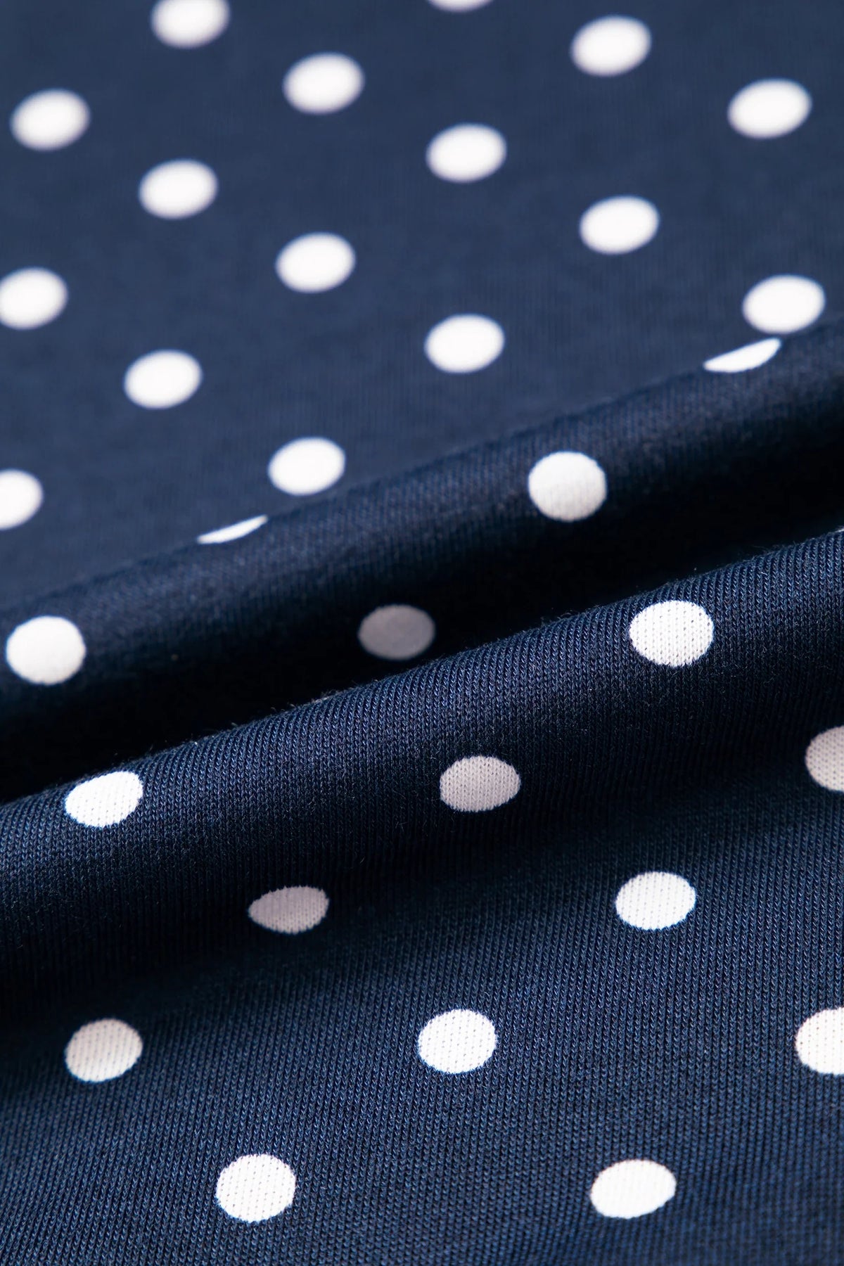 Polka Dot Long Sleeve Top & Wide Leg Pant Set