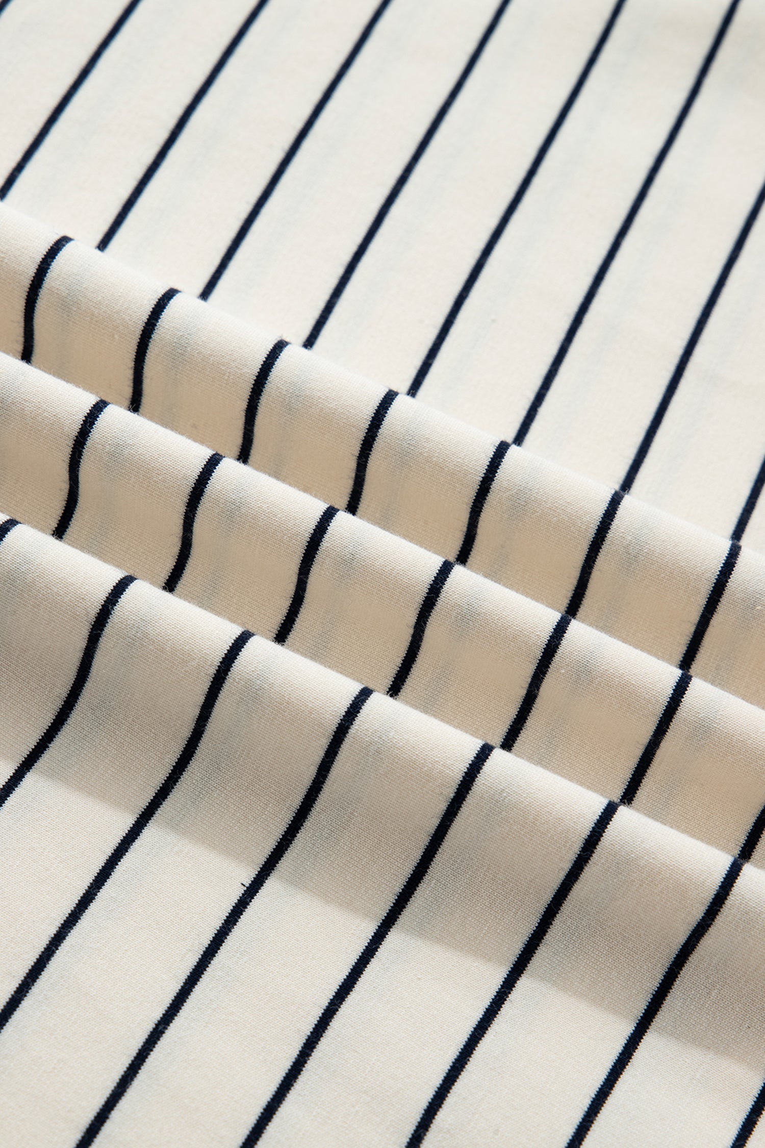 Stripe Drawstring Waist Pocketed Mini Dress