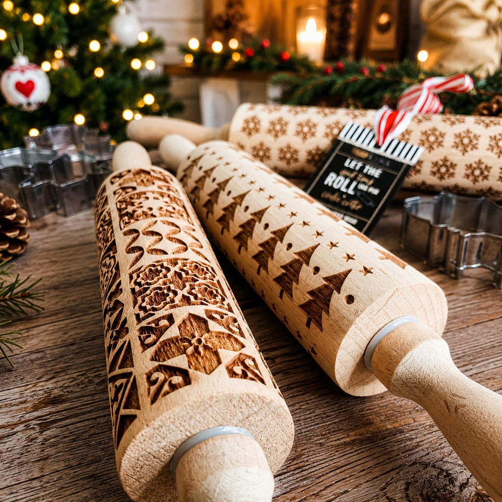 Christmas Rolling Pin Set | 10 Styles