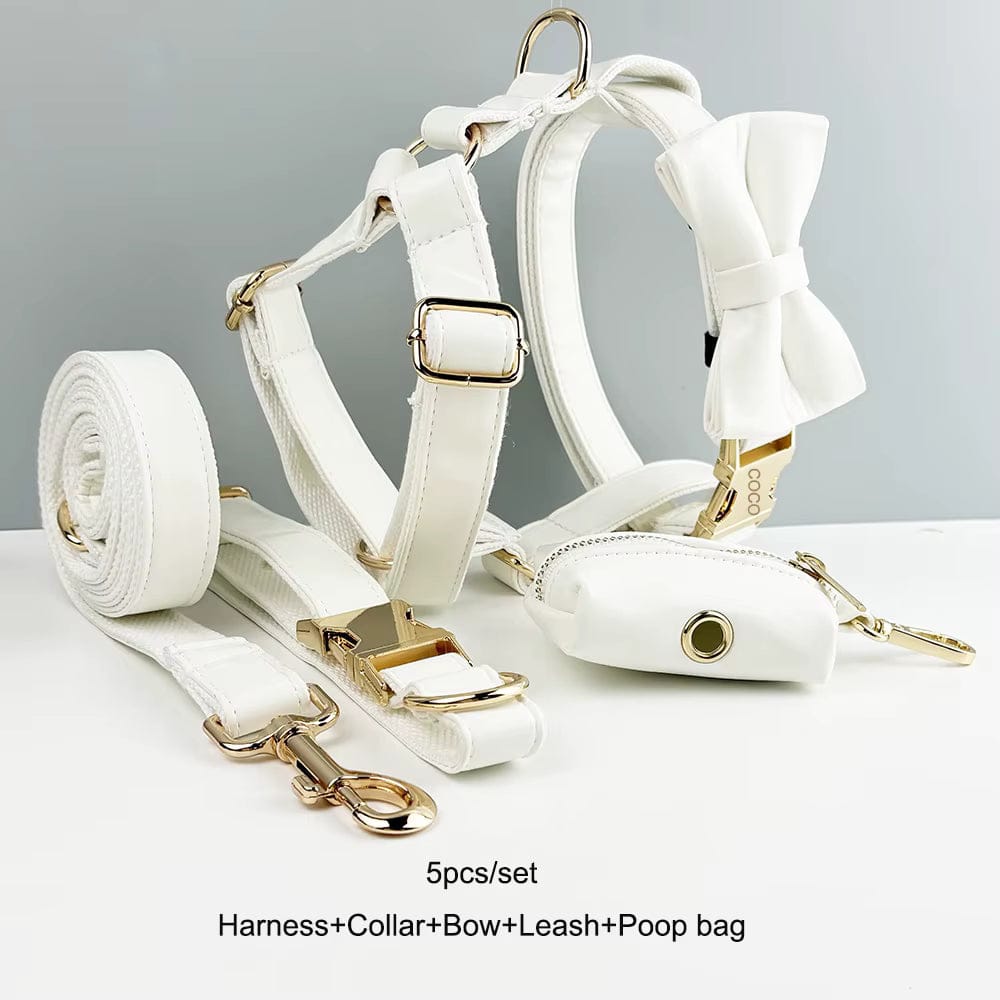 White Leather Set