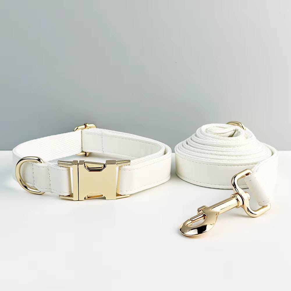 White Leather Set