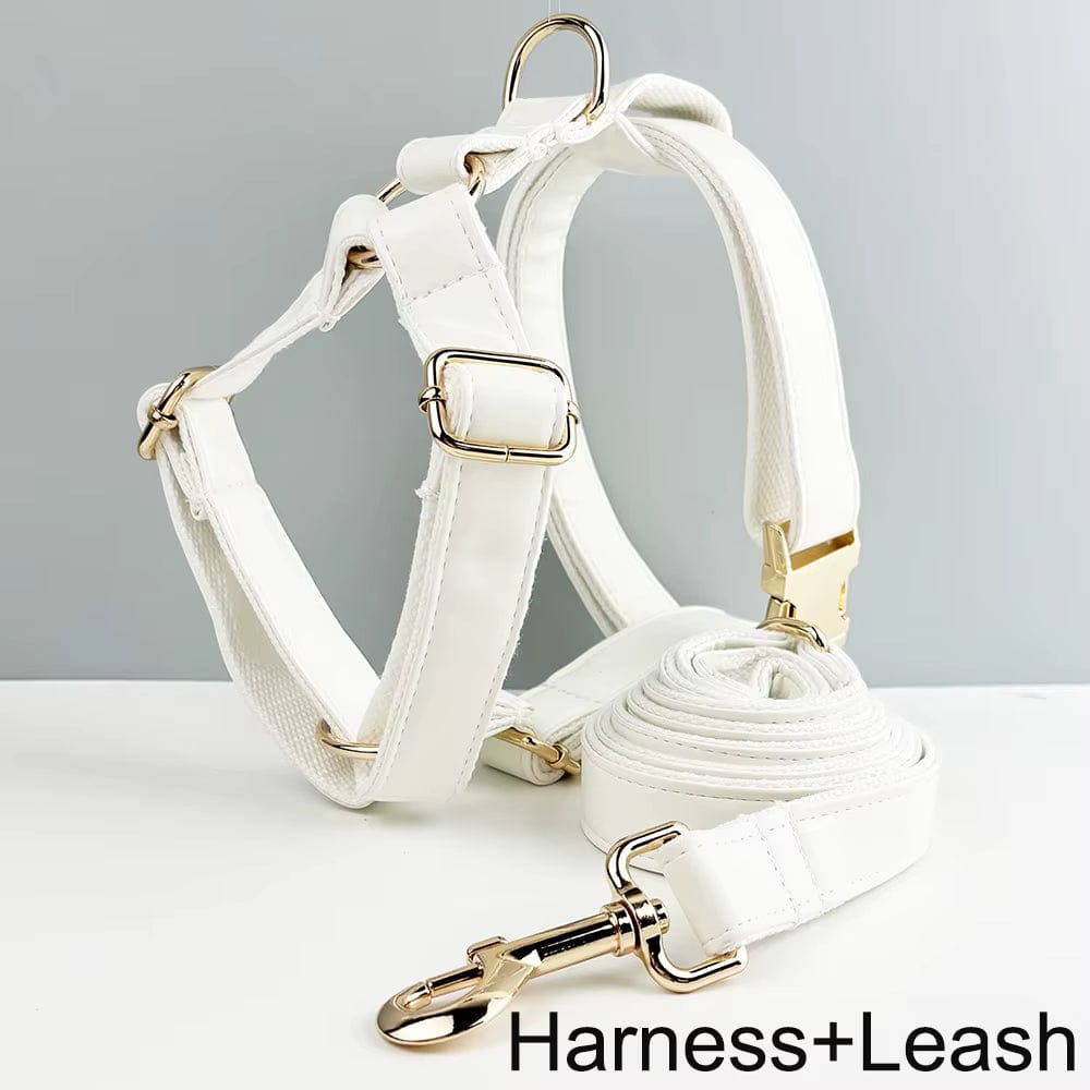 White Leather Set