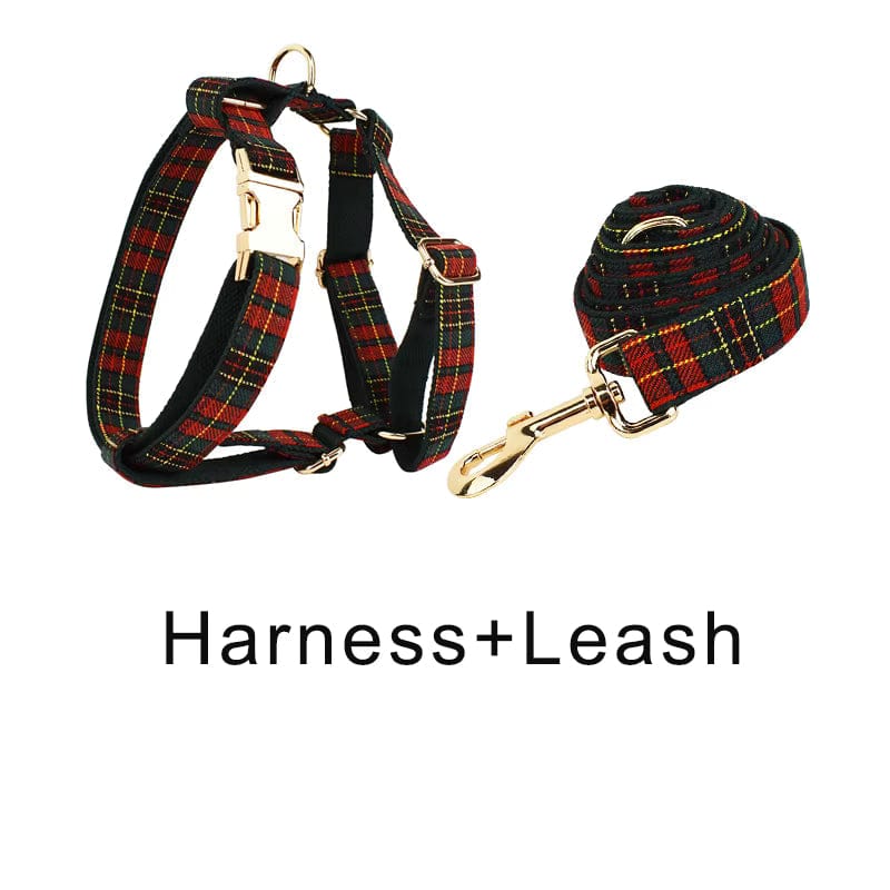 Red Tartan Christmas Set