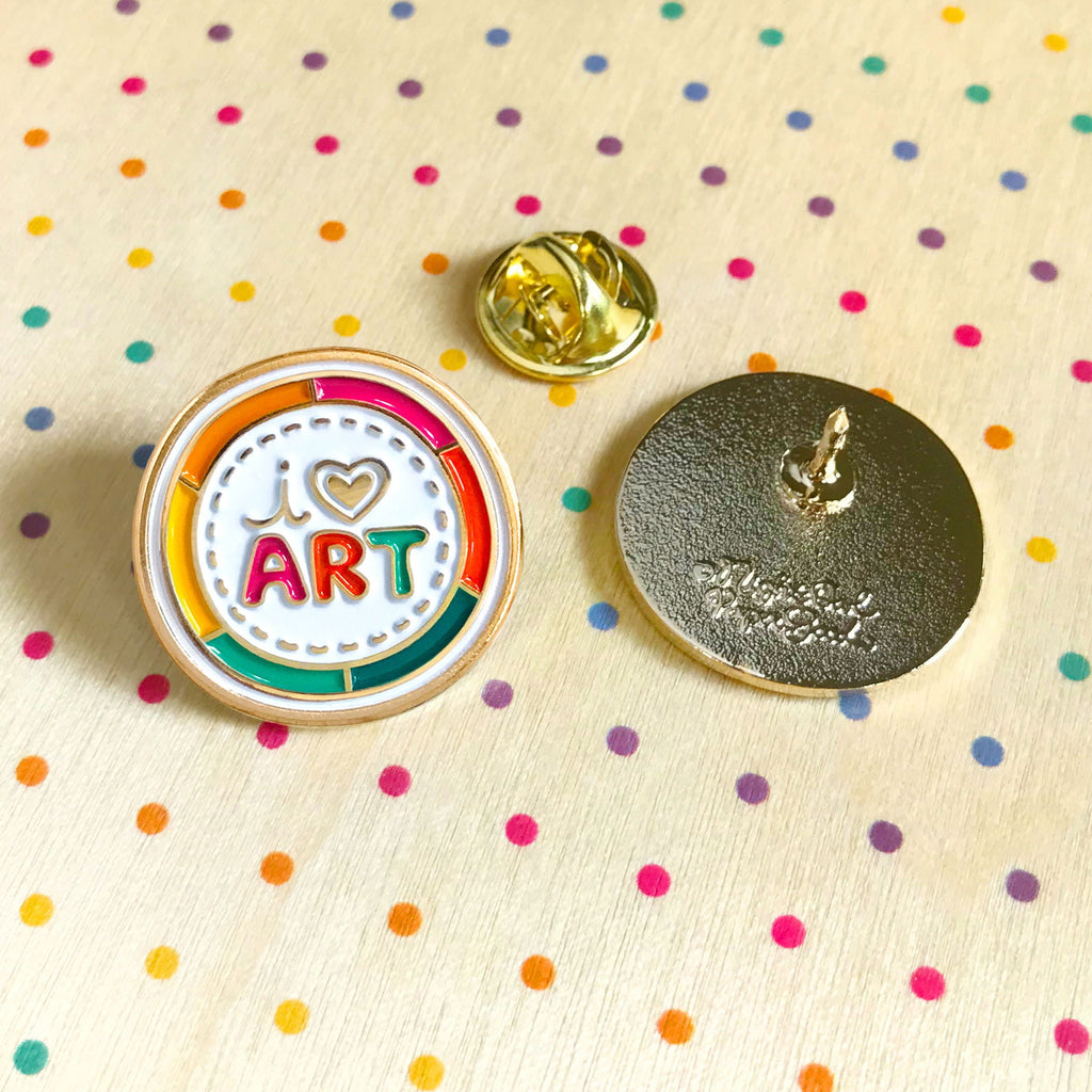 Love Art Enamel Pin