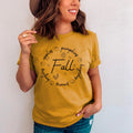 Cozy Autumn Graphic Shirt – \"Fall Favorites\"