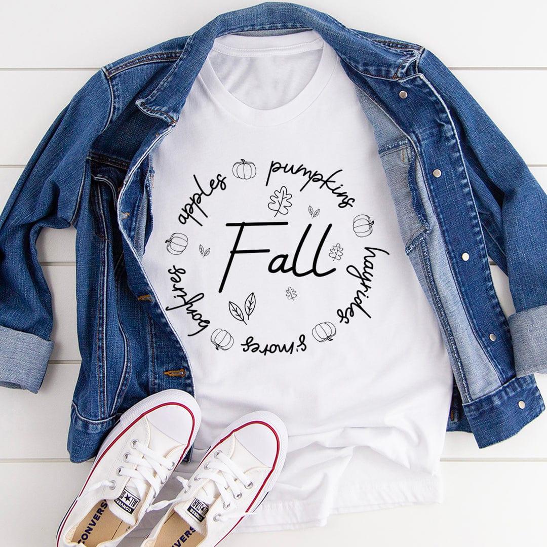 Cozy Autumn Graphic Shirt – \"Fall Favorites\"