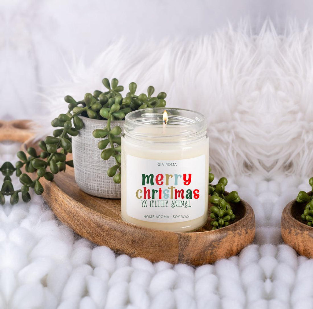 Merry Christmas Candle