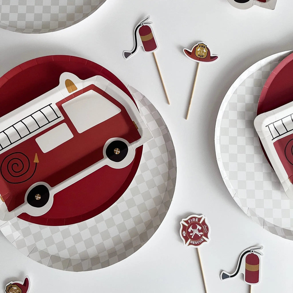 Fire Truck Toppers (8 Count)