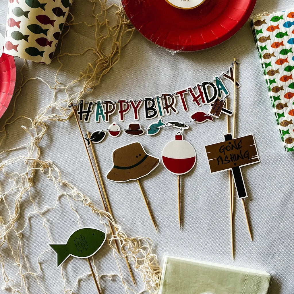 Fishing Cupcake Toppers