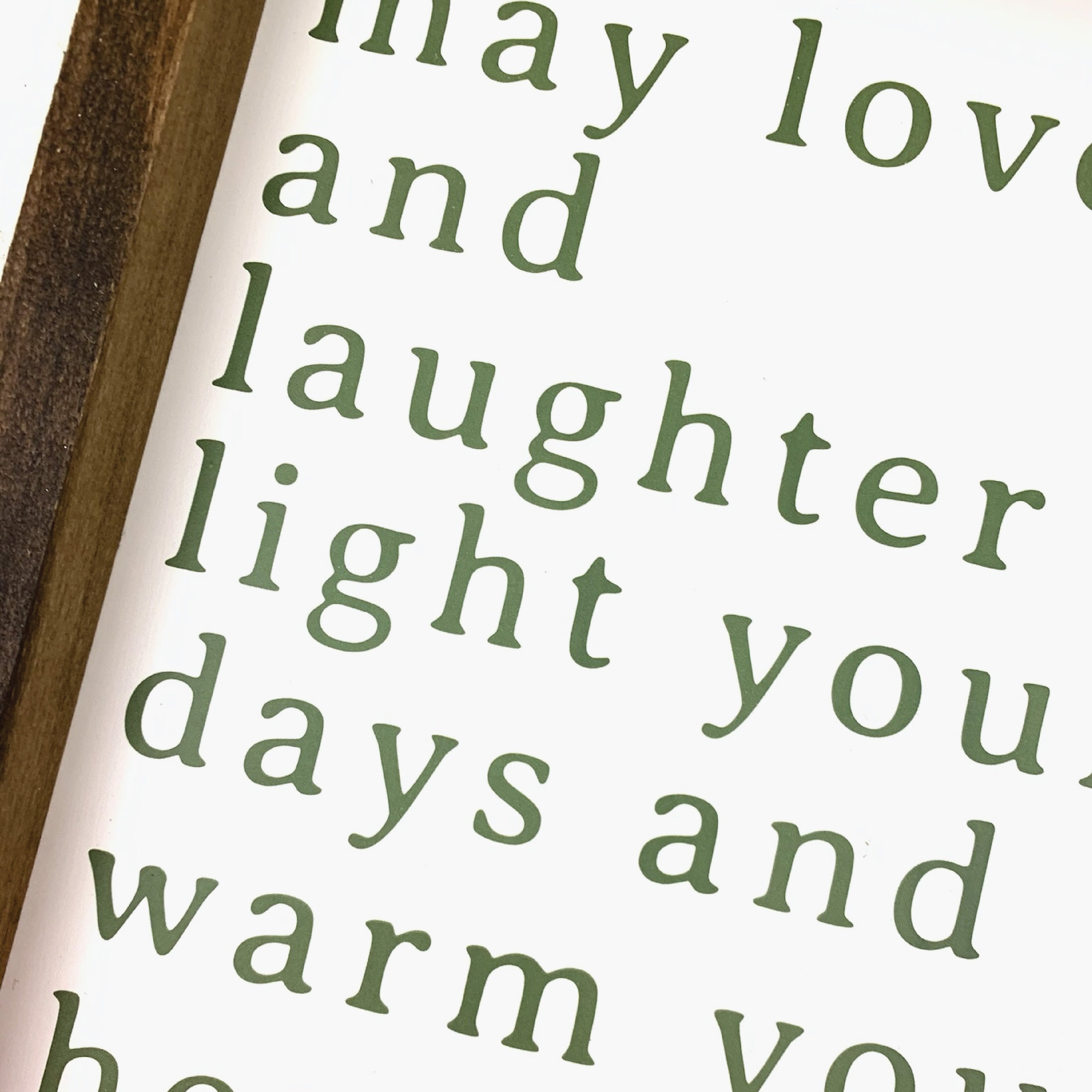 Irish Blessing Framed Saying