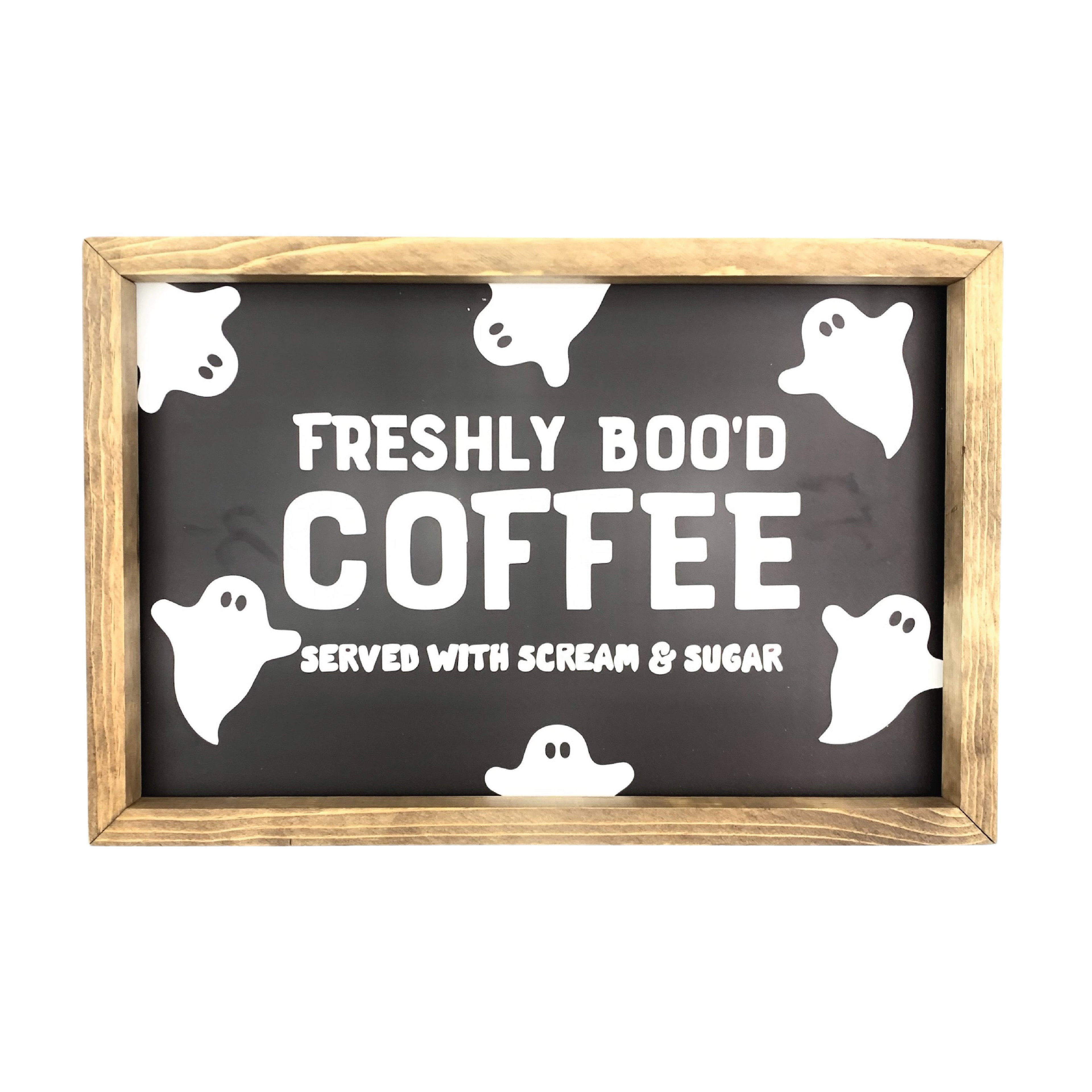 Freshly Boo'd Coffee Framed Art