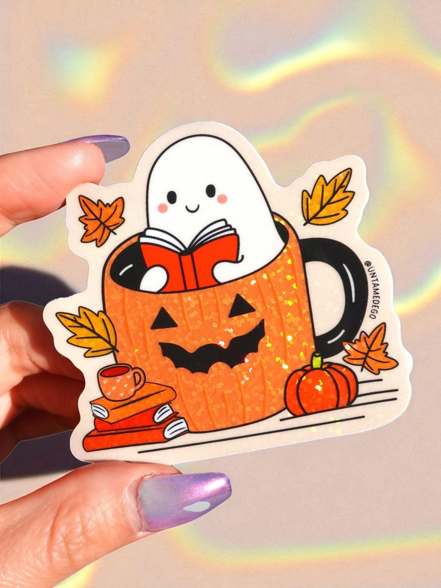 Reading Ghost Sticker