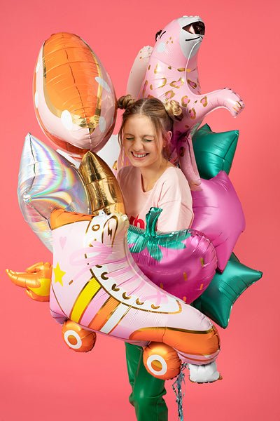 Pink Leopard Balloon