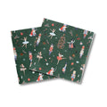 Green Christmas Nutcracker Dinner Napkins (24pcs)