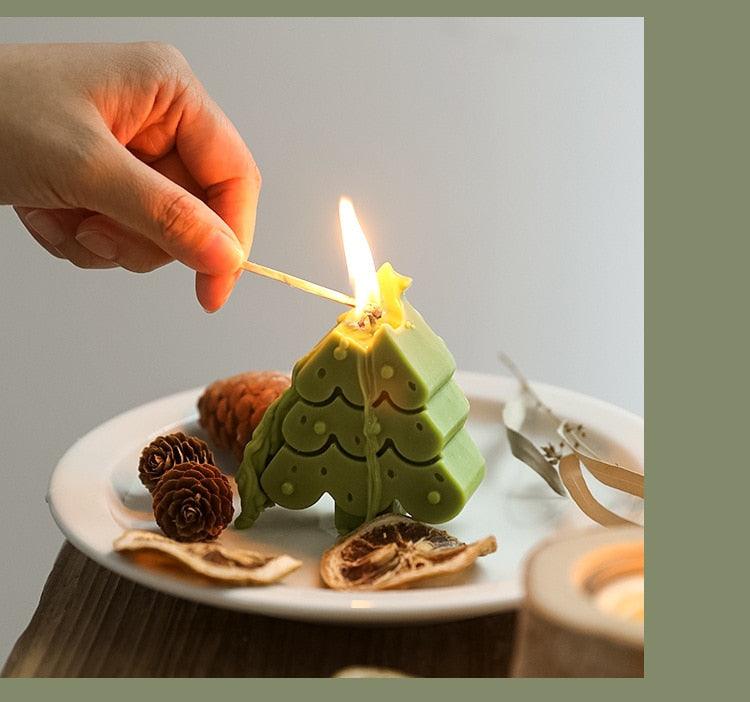 Handmade Creative Christmas Tree Scented Candles