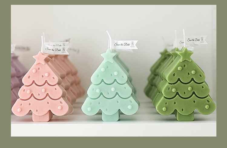 Handmade Creative Christmas Tree Scented Candles