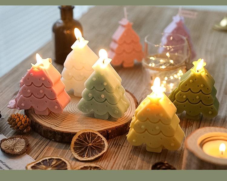 Handmade Creative Christmas Tree Scented Candles