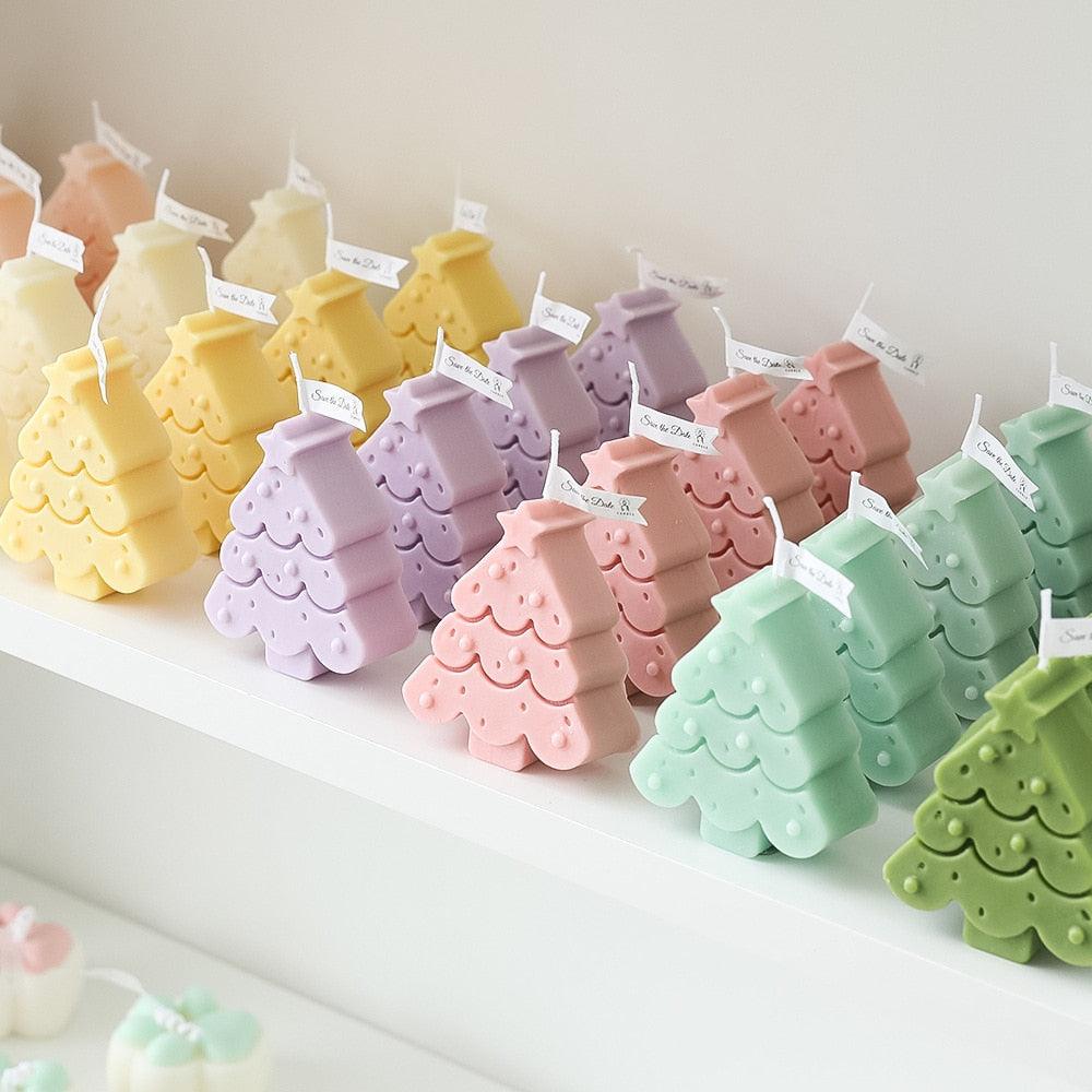 Handmade Creative Christmas Tree Scented Candles