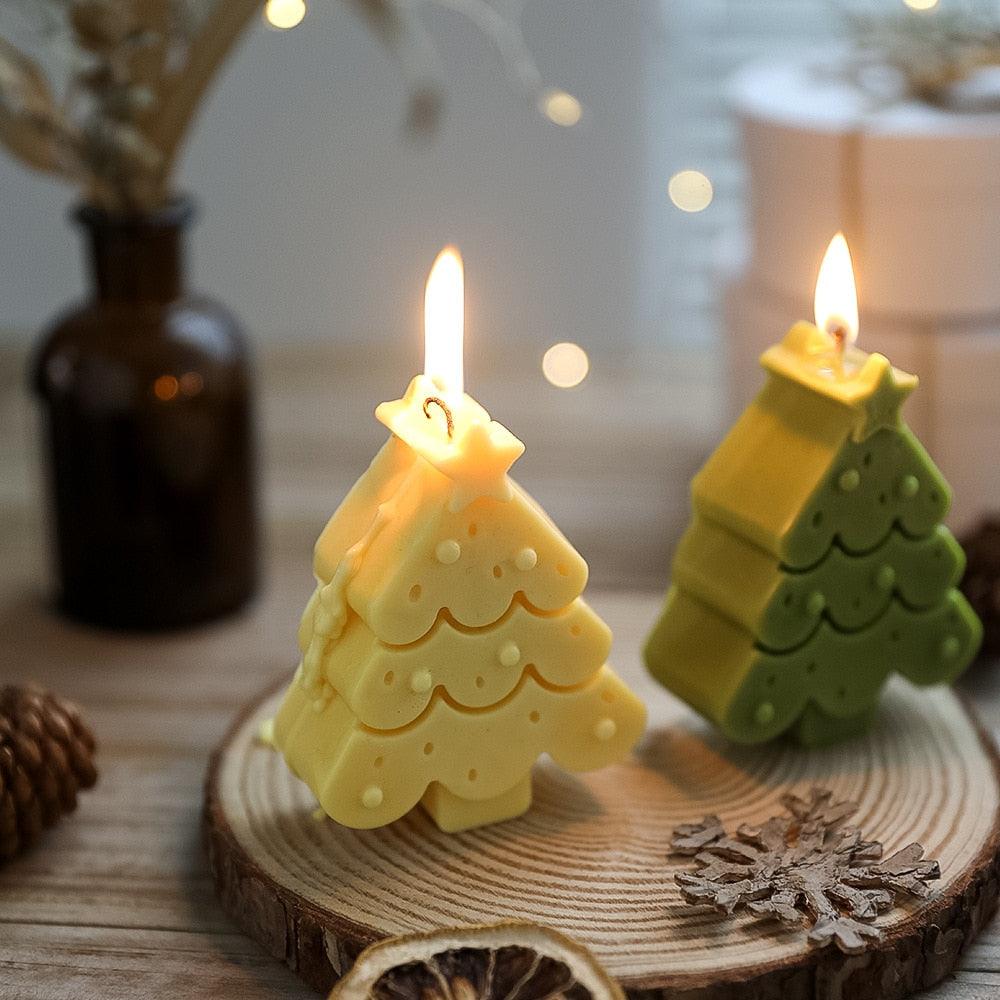 Handmade Creative Christmas Tree Scented Candles