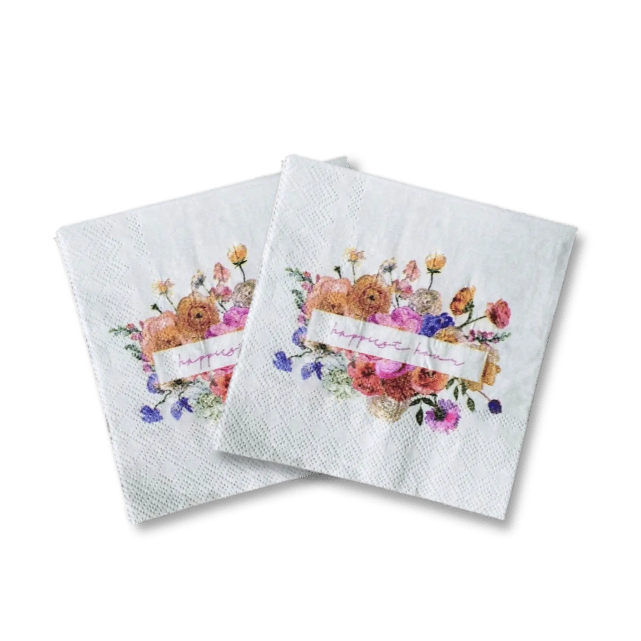 Happy Hour Small Cocktail Disposable Paper Napkins (16pcs)