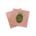 Hearth & Holiday Scalloped Beverage Napkins (24pcs)