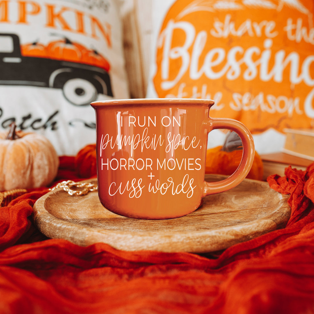 Pumpkin + Horror Mug