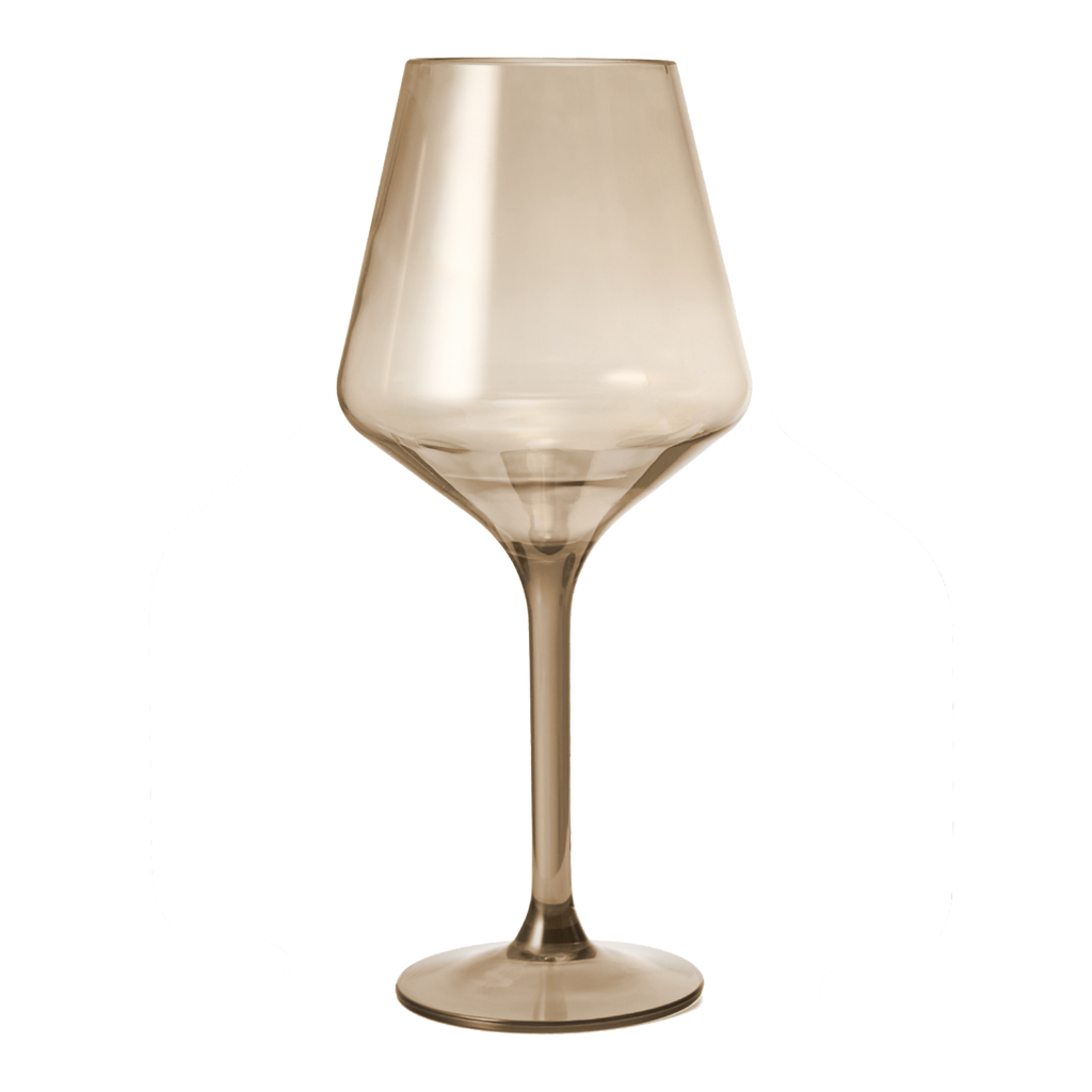 Saint Tropez Acrylic Stemmed Wine Glassware, Set of 2