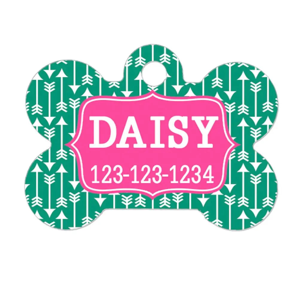 Personalized Dog Tag - Dog Id Tag - Personalized Bone Dog Tag - Custom Pet Id Tag