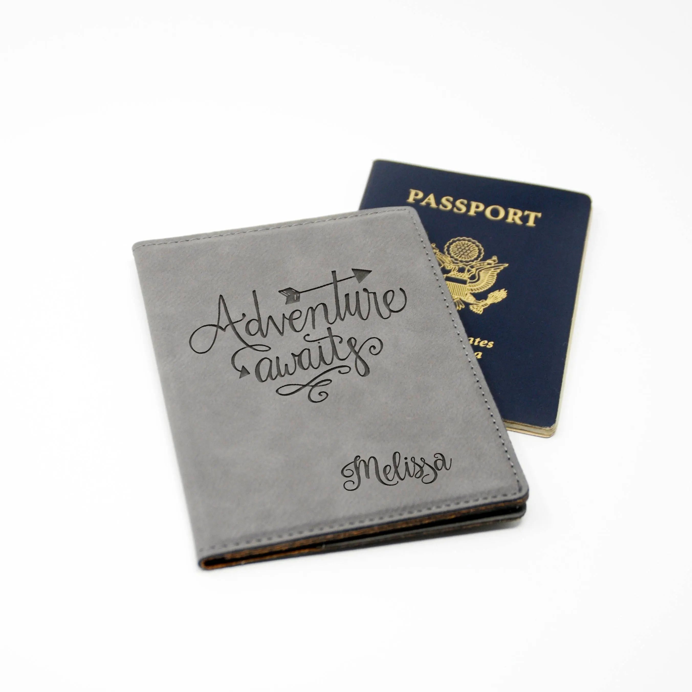 Personalized Passport Holders - Custom Engraved Passport Cover | Stylish Travel Accessory Gifts
