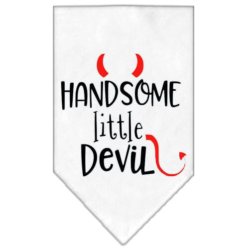 Pet and Dog Bandana Screen Printed, "Handsome Little Devil"