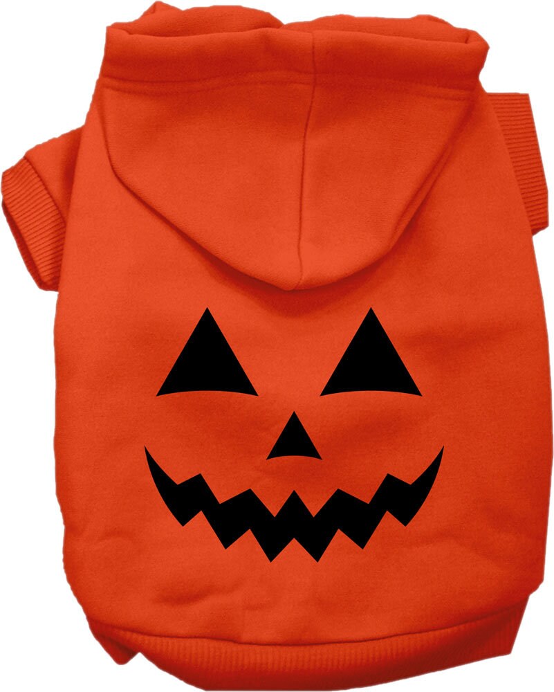 Halloween Pet Hoodie "His Pumpkin Face Costume"