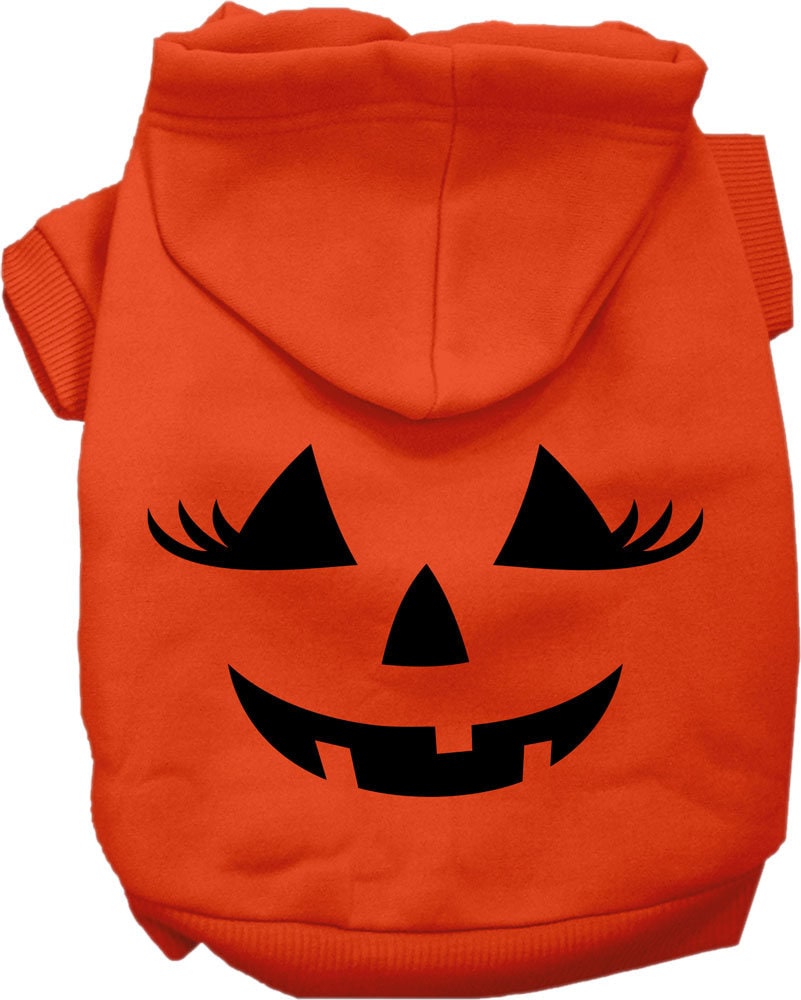 Halloween Pet Hoodie "Her Pumpkin Face Costume"