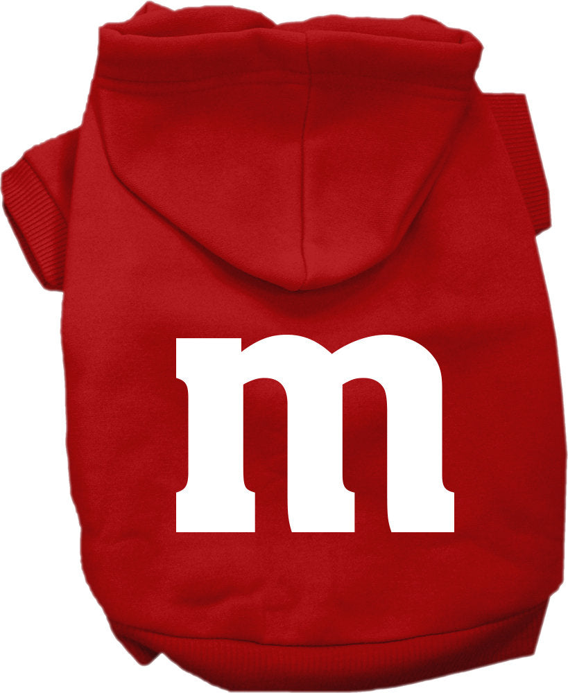 Halloween Costume Pet Hoodie "The M Costume"