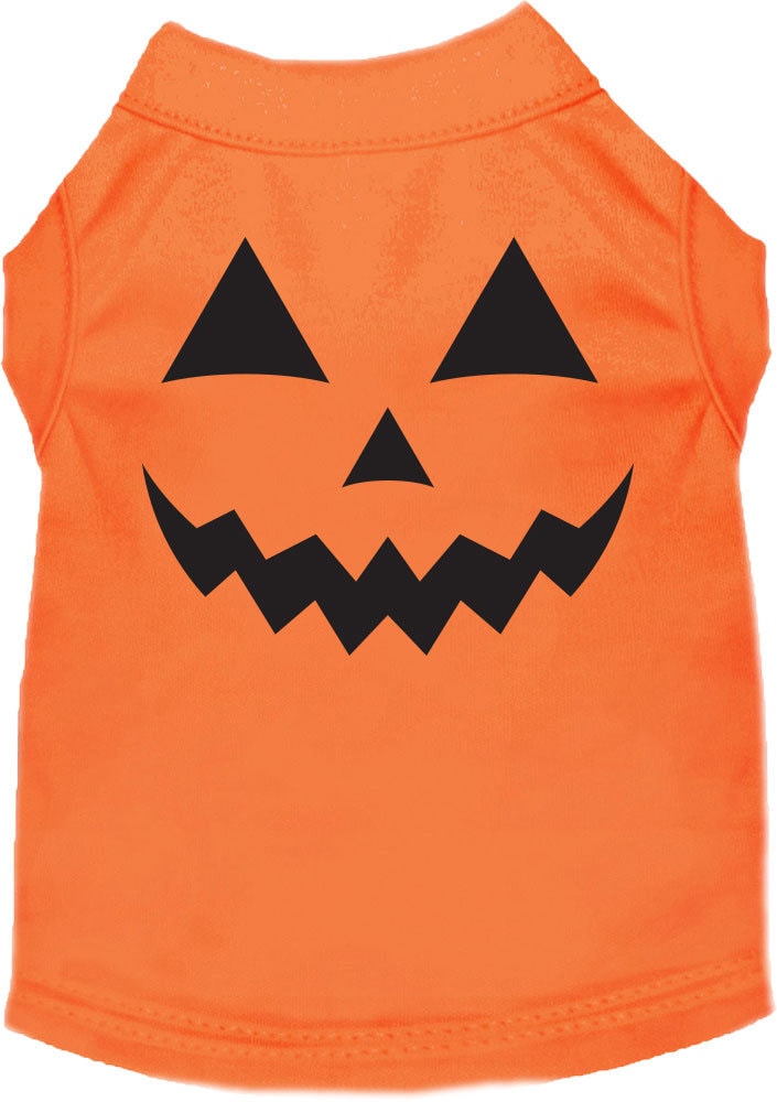 Pumpkin Face Him Costume Halloween Pet Shirt