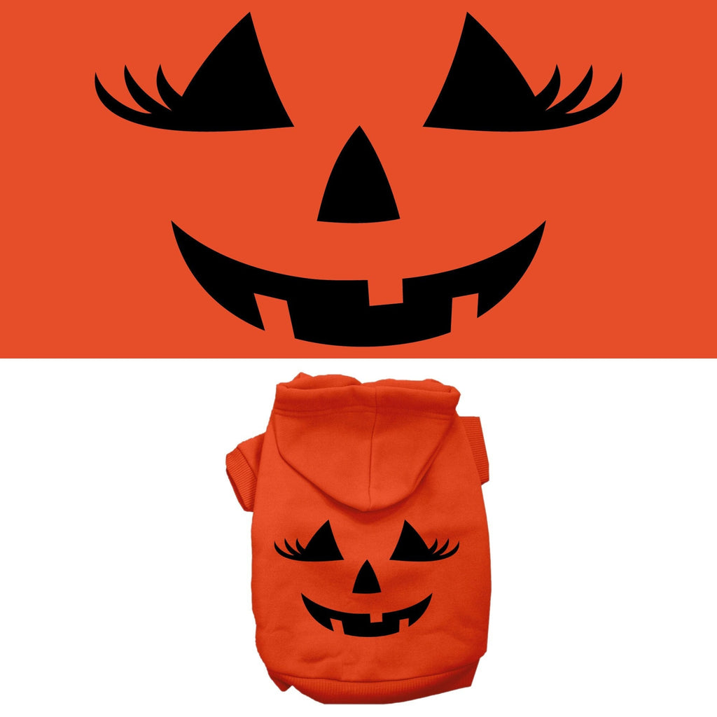Halloween Pet Hoodie "Her Pumpkin Face Costume"