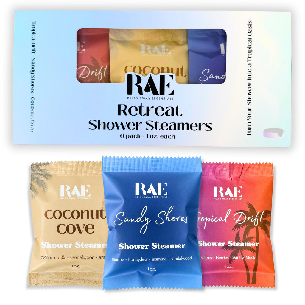 Retreat Shower Steamers 6 Pack | Tropical Shower Bomb | Vacation Gift | Spa Gift | Summer Shower Steamers | Handmade Gift | Spa Aromatherapy