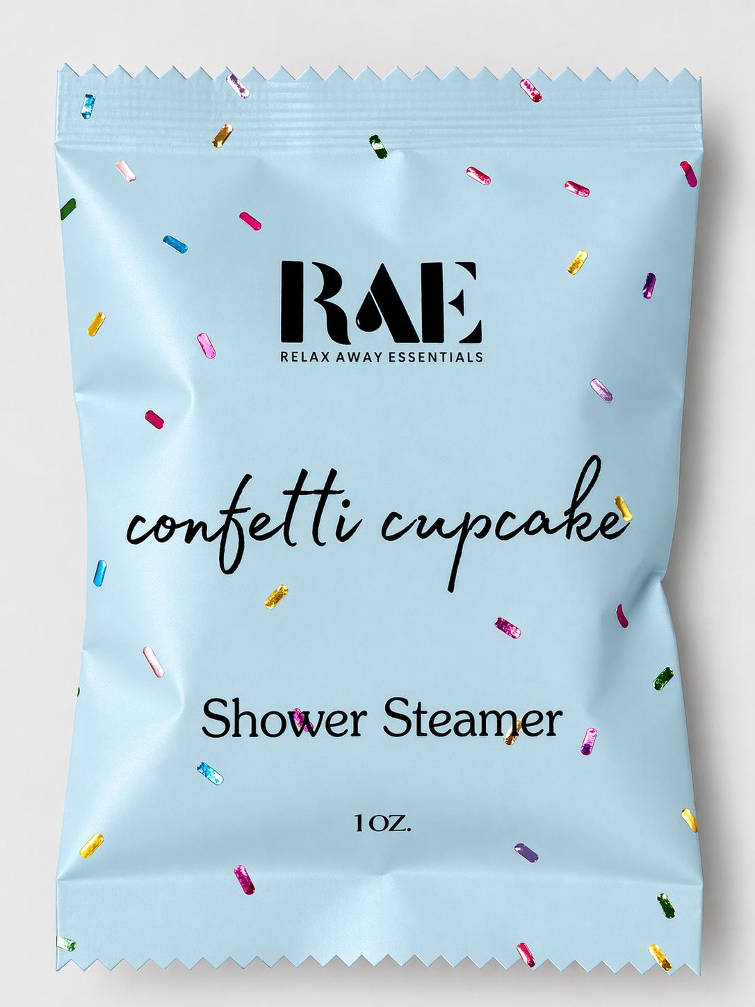 Confetti Cupcake Shower Steamer | Spa Gift | Birthday Gift | Party Favors