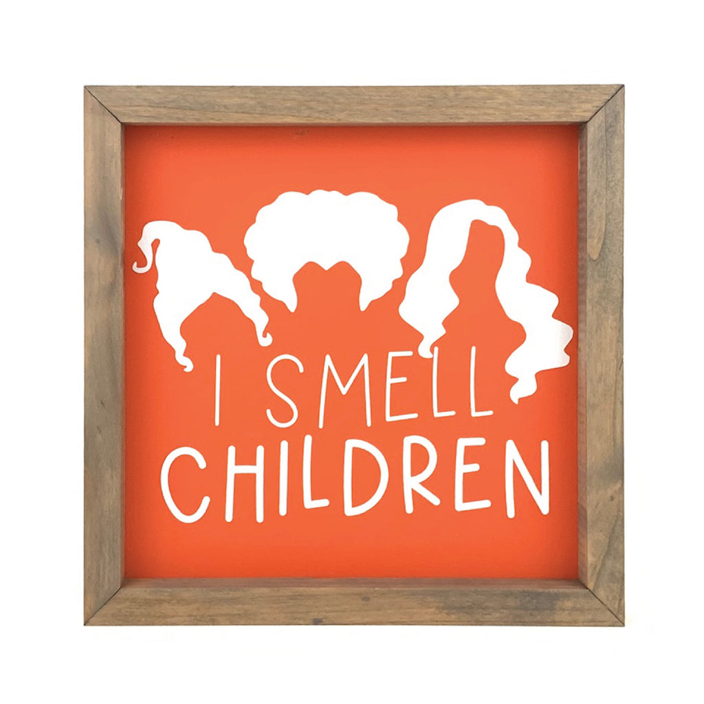 I Smell Children Framed Saying