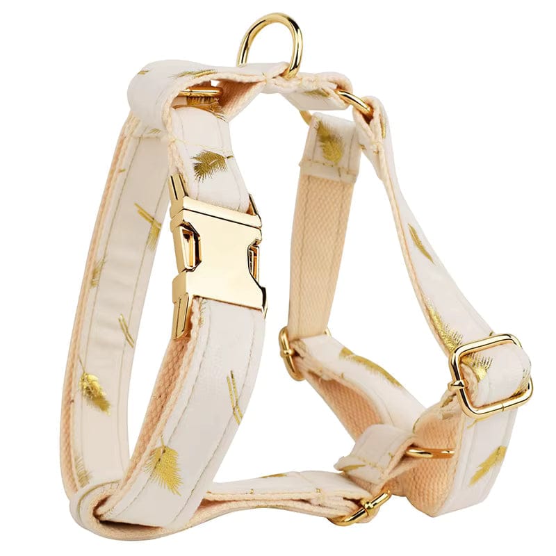 Ivory Gold Leaf Velvet Set