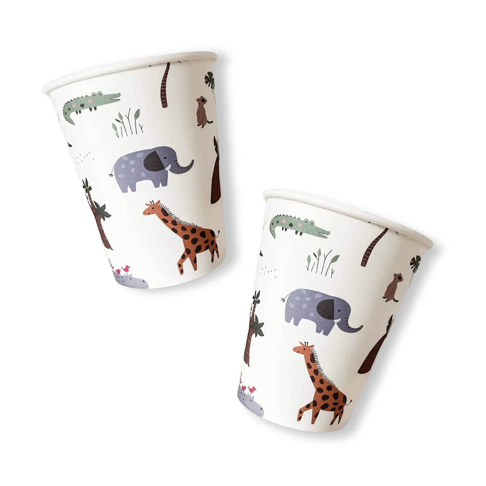 Jungle Safari Disposable Cups (8pcs)