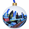 Houston, Texas Glass Ball Christmas Ornament 3.25 Inches