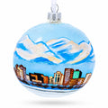 Anchorage, Alaska Glass Ball Christmas Ornament 4 Inches