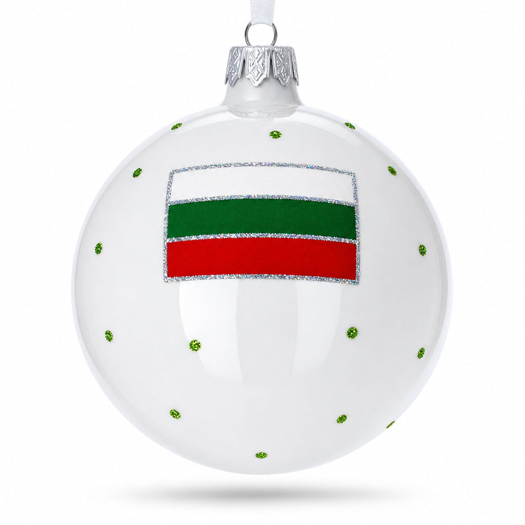 Nevski Cathedral, Sofia, Bulgaria Glass Ball Christmas Ornament 4 Inches