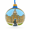 Lansing, Michigan Glass Ball Christmas Ornament 3.25 Inches